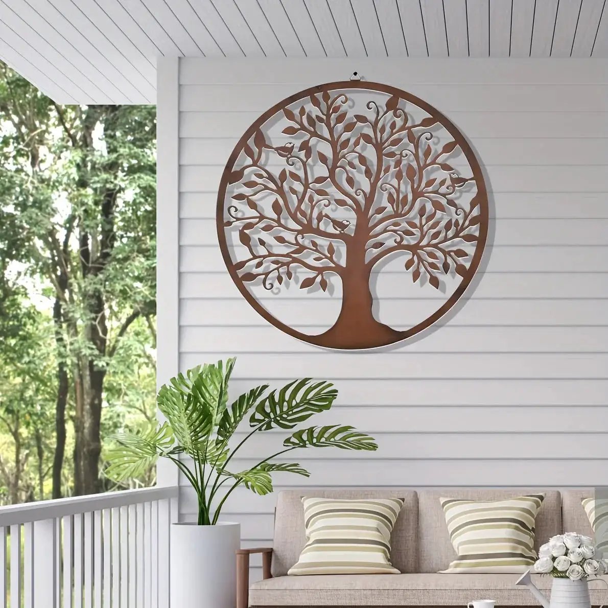 Wall Art - Rustic Metal 13.78inch by House Of Avana