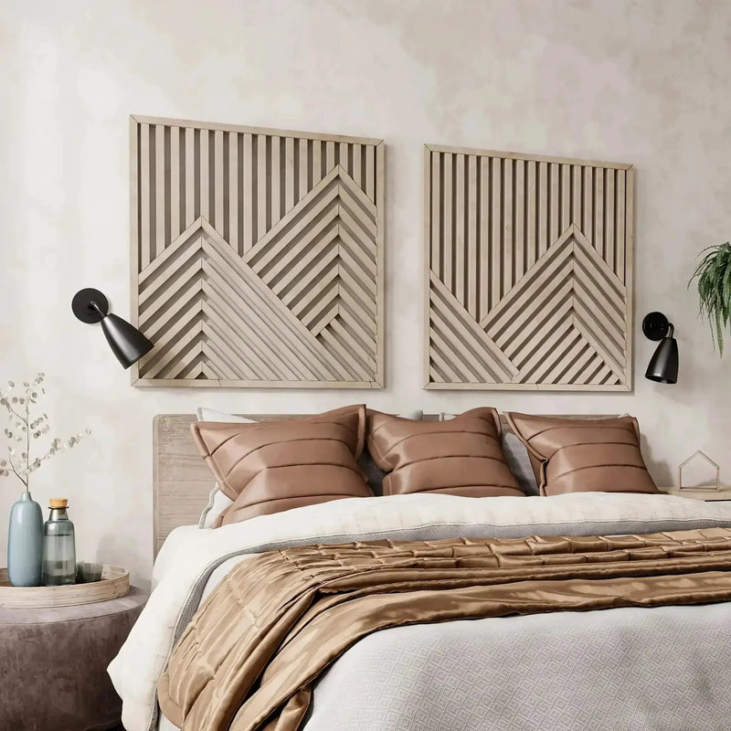 Wall Art - Vintage Wood Nature Theme by House Of Avana