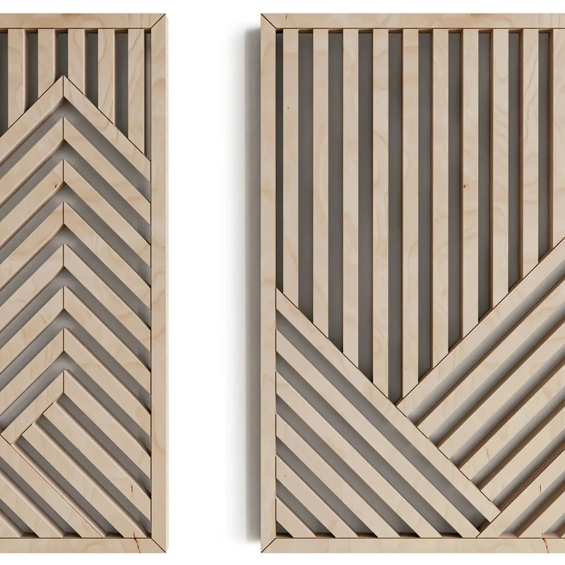 Wall Art - Vintage Wood Nature Theme by House Of Avana