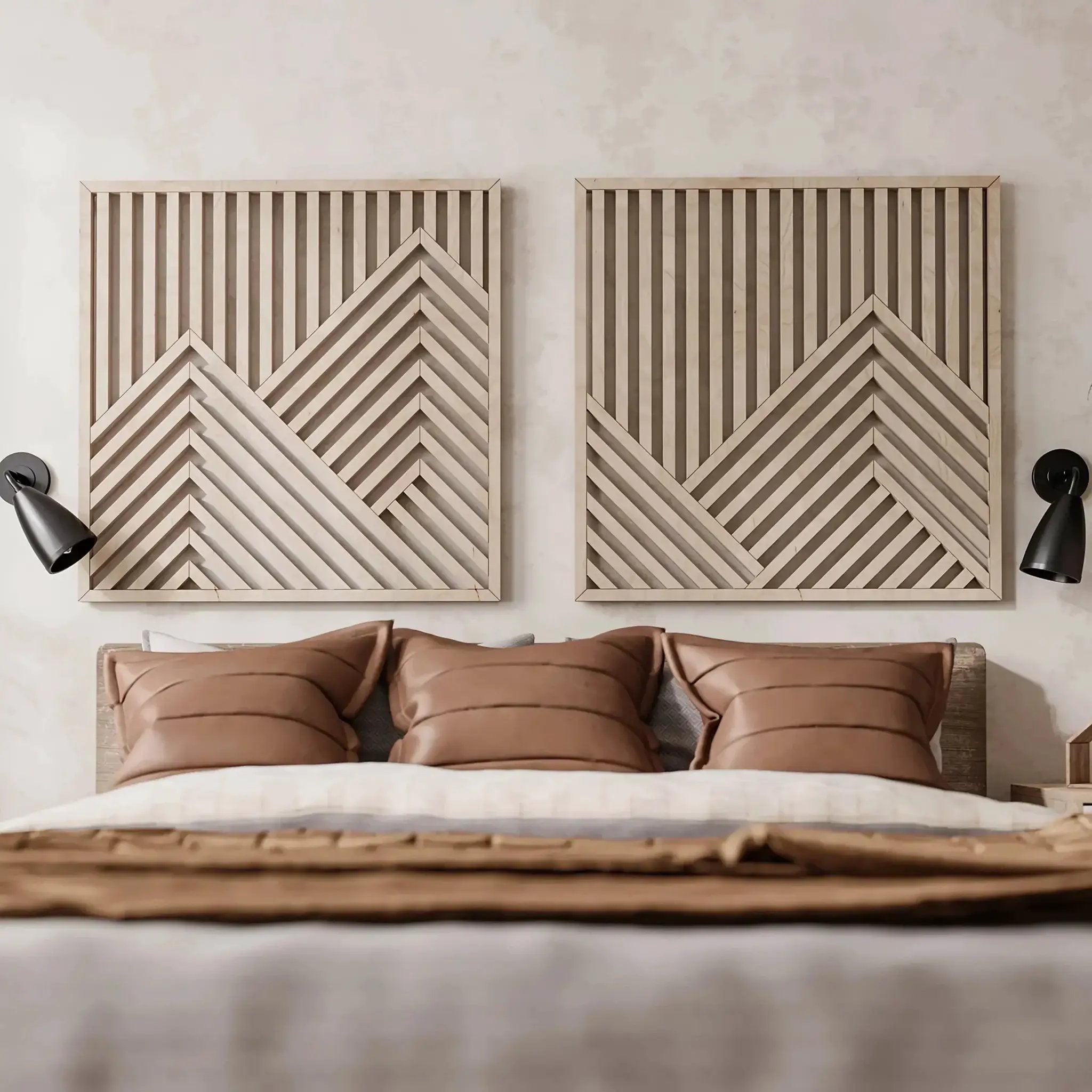 Wall Art - Vintage Wood Nature Theme by House Of Avana