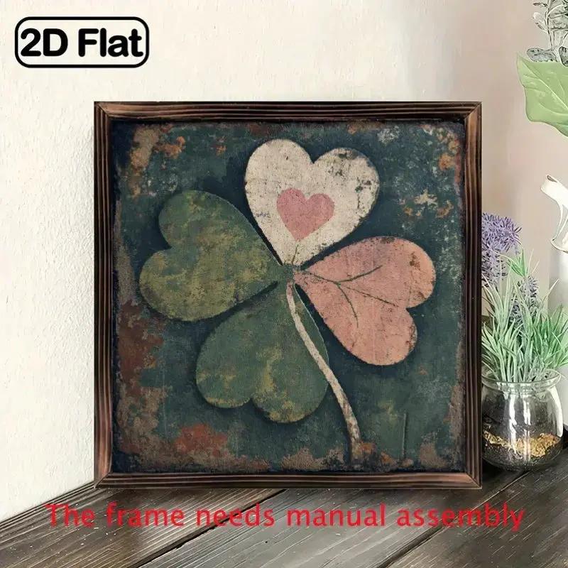 Wall Art - Vintage Wooden 8x8 Inch by House Of Avana