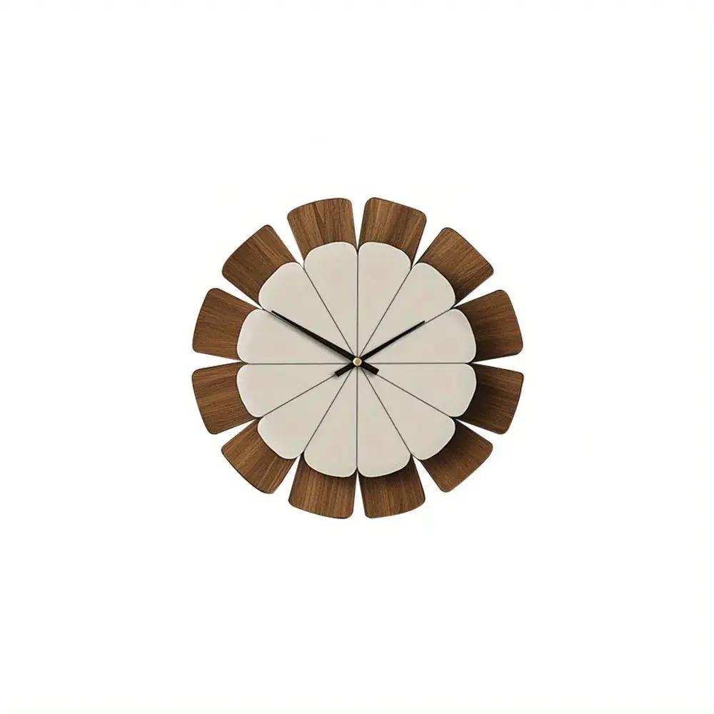 Wall Clock - Vintage Wooden 12 Inch by House Of Avana