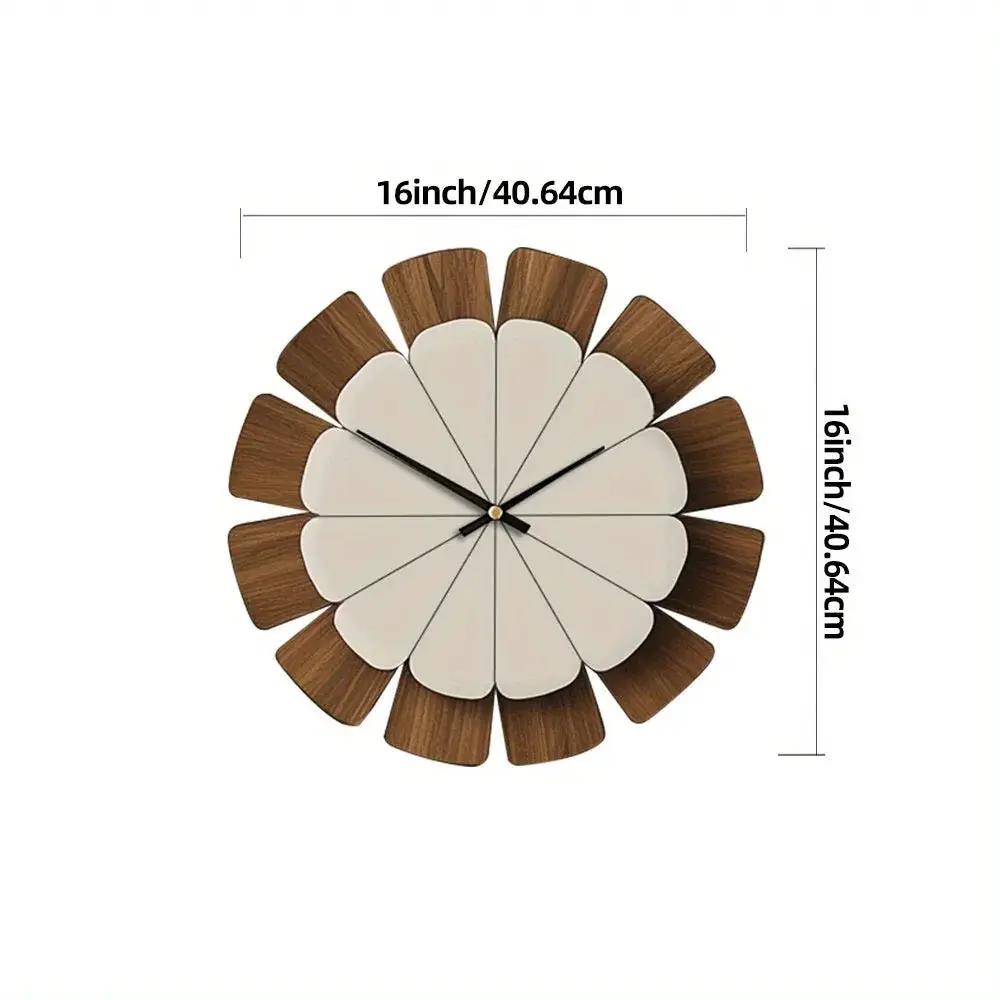 Wall Clock - Vintage Wooden 12 Inch by House Of Avana