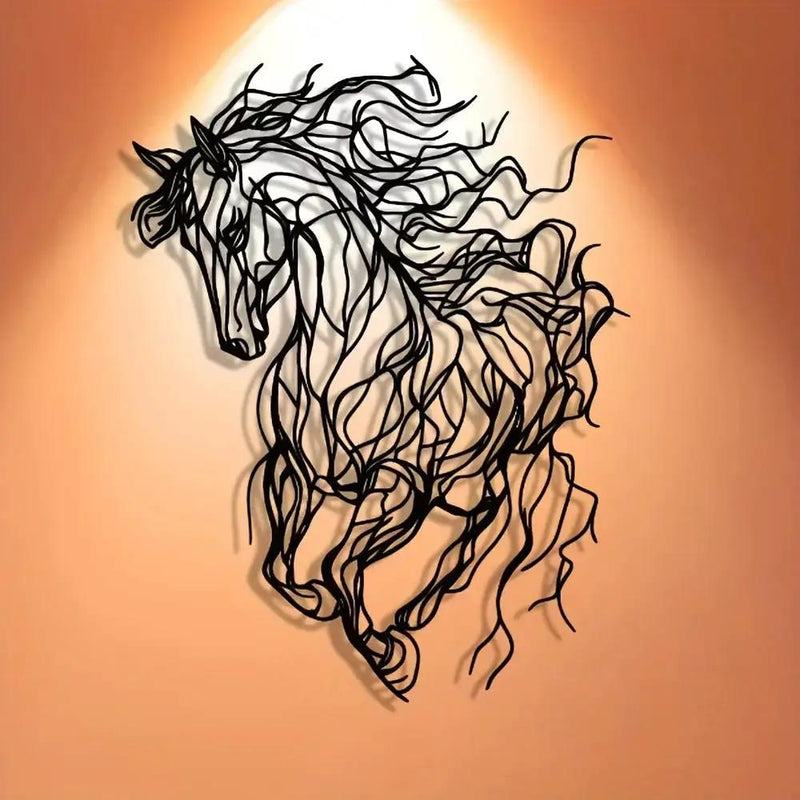 Wall Decor - Elegant Line Art Black by House Of Avana