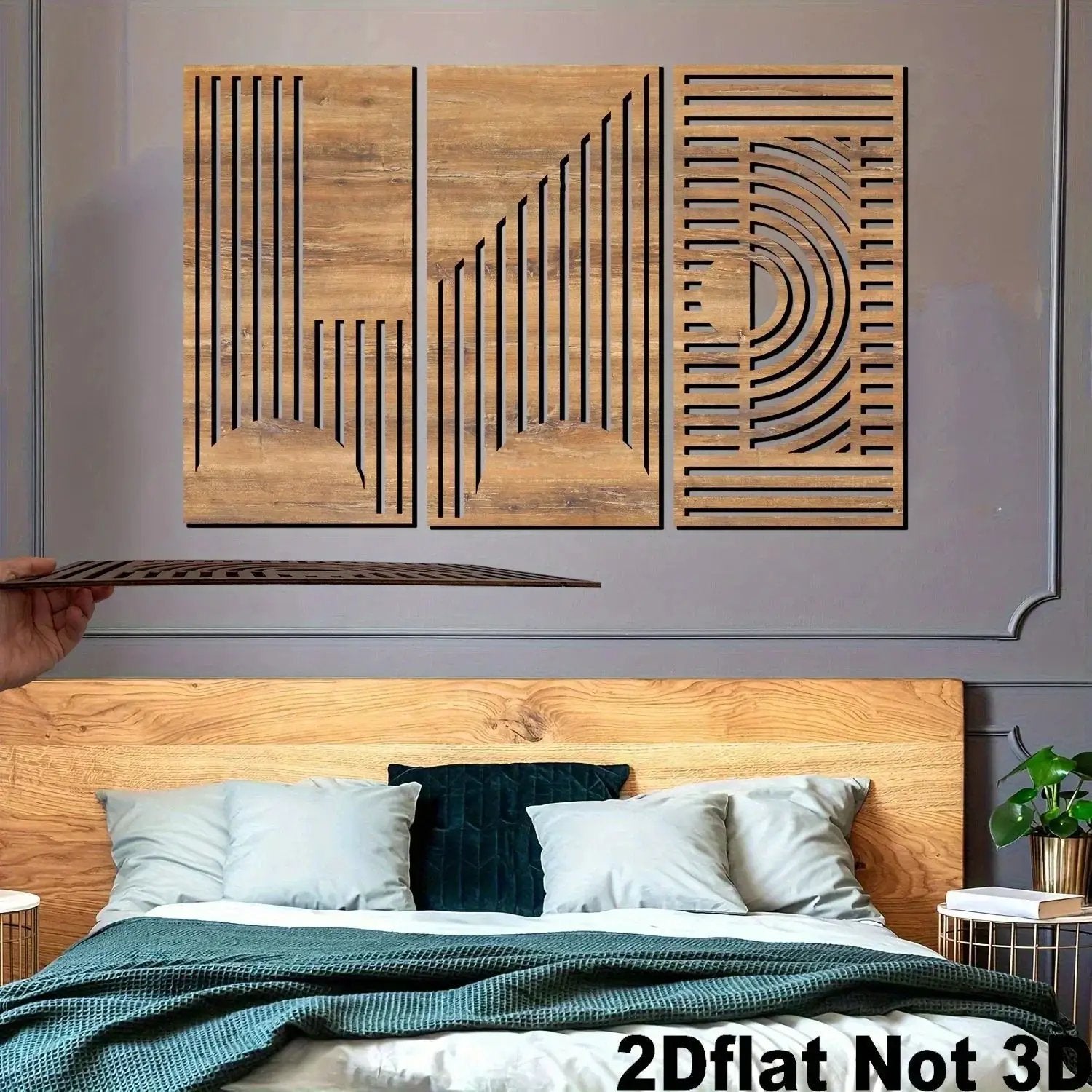 Wall Decor - Geometric Wood Abstract by House Of Avana