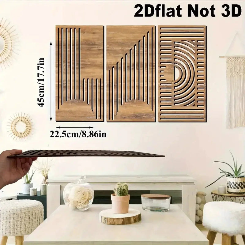 Wall Decor - Geometric Wood Abstract by House Of Avana