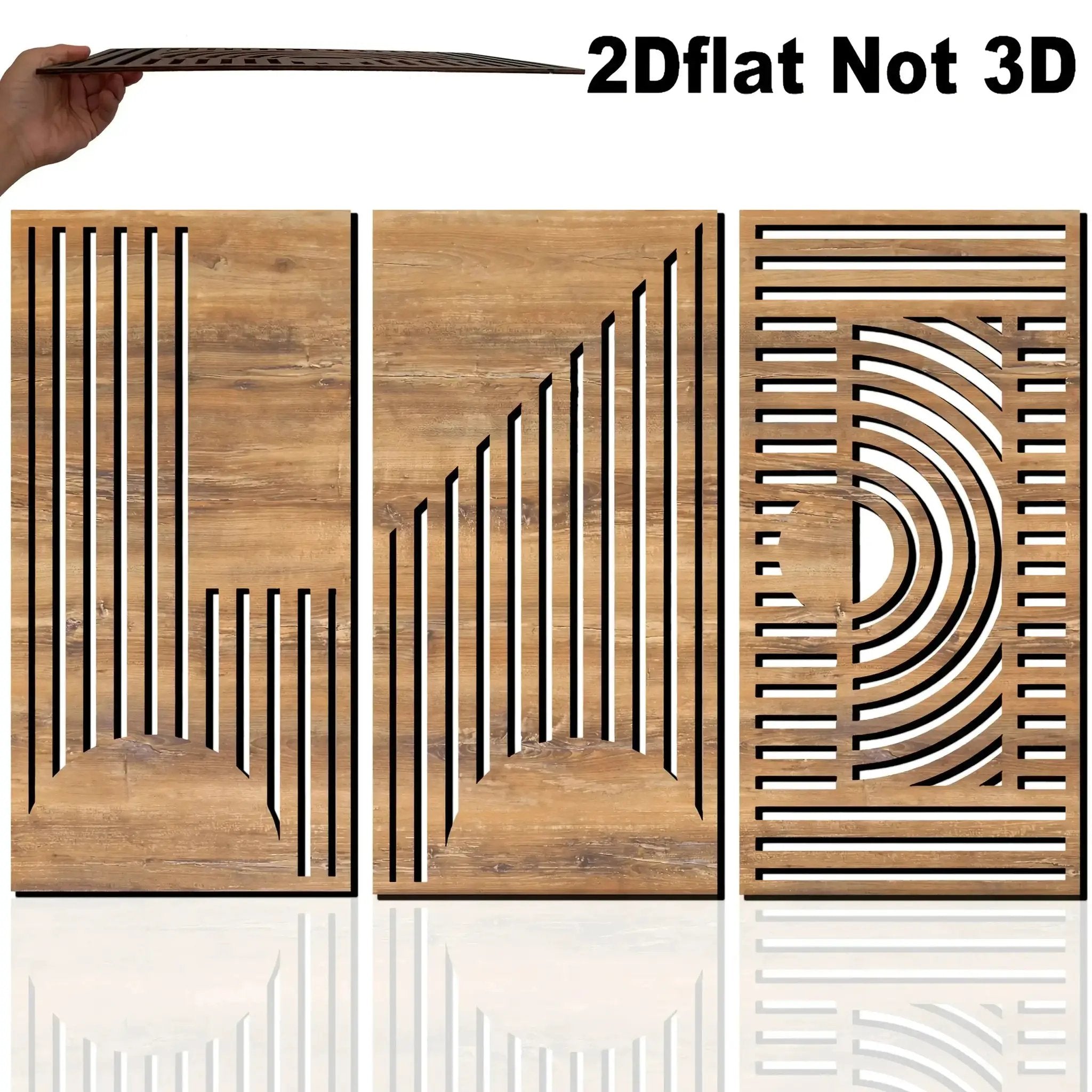 Wall Decor - Geometric Wood Abstract by House Of Avana