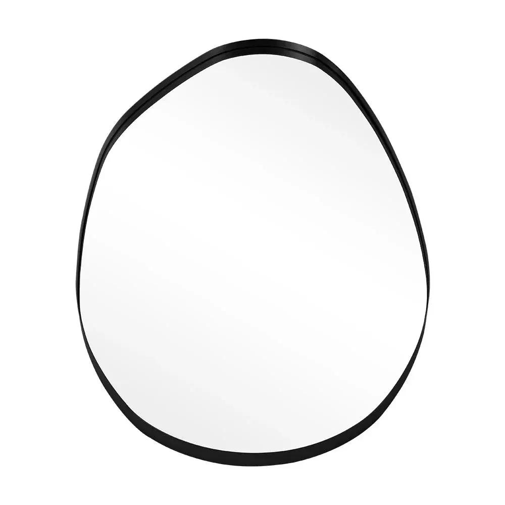 Wall Mirror - Asymmetrical Black 53x90cm by House Of Avana