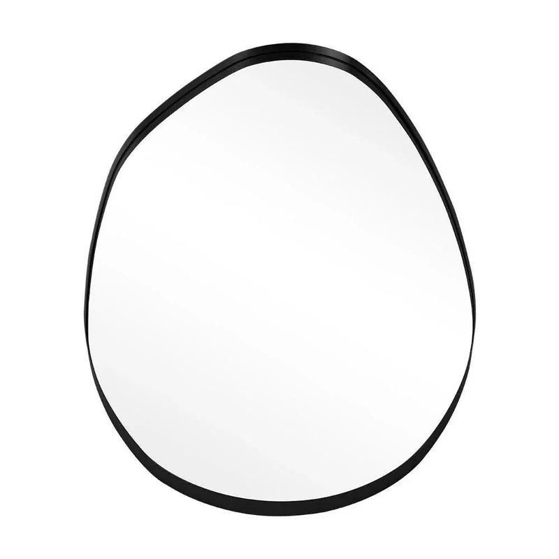 Wall Mirror - Asymmetrical Black 53x90cm by House Of Avana