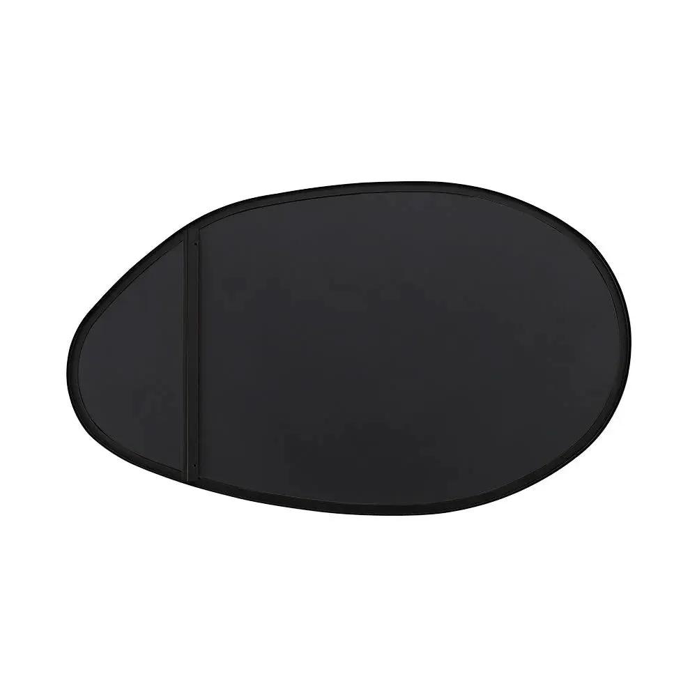 Wall Mirror - Asymmetrical Black 53x90cm by House Of Avana