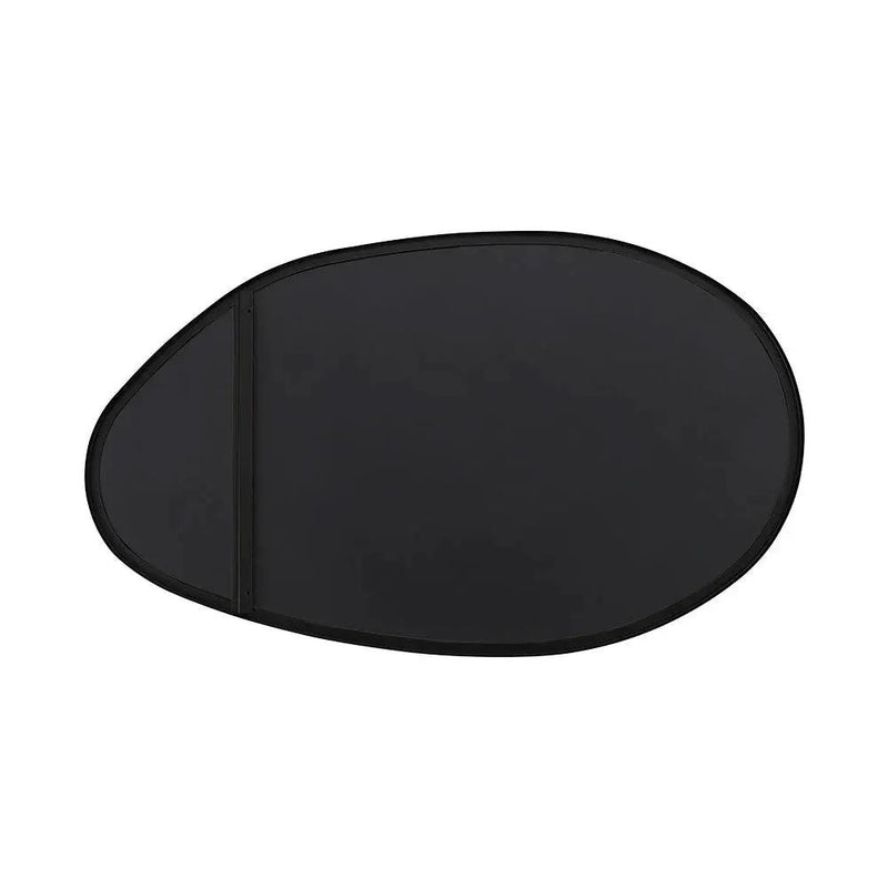 Wall Mirror - Asymmetrical Black 53x90cm by House Of Avana