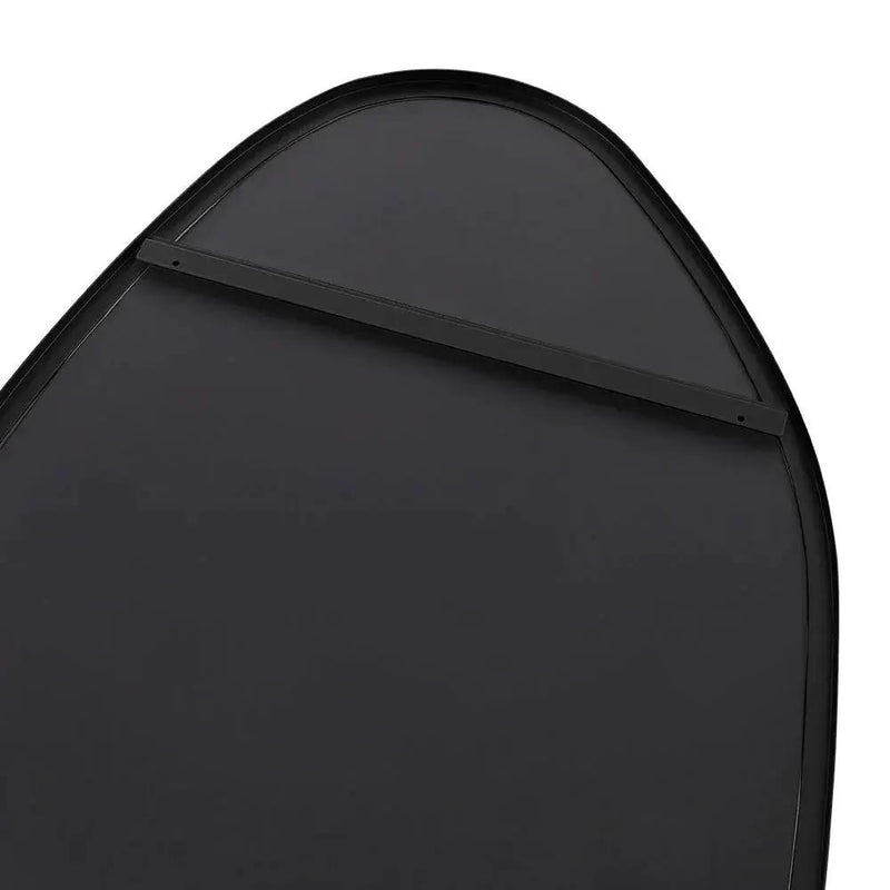 Wall Mirror - Asymmetrical Black 53x90cm by House Of Avana