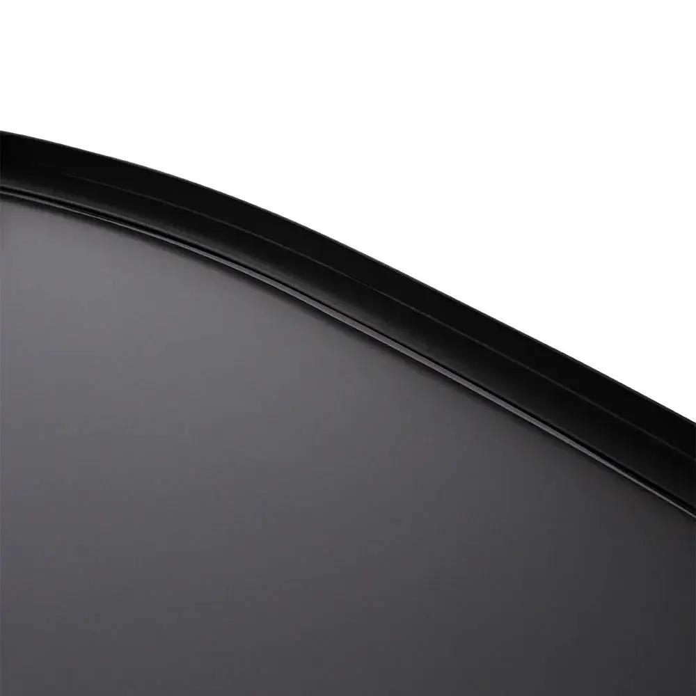 Wall Mirror - Asymmetrical Black 53x90cm by House Of Avana