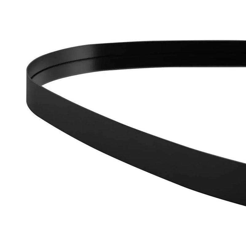 Wall Mirror - Asymmetrical Black 53x90cm by House Of Avana