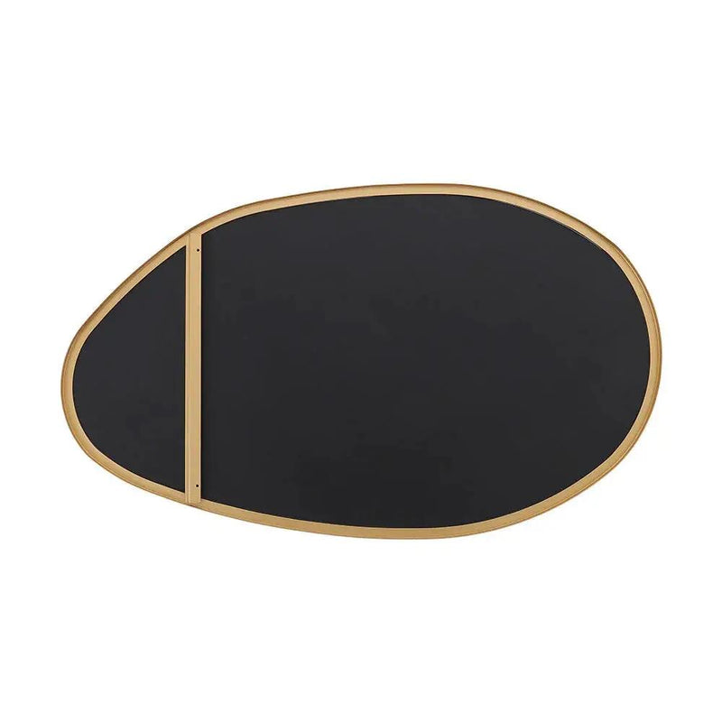 Wall Mirror - Round Gold Metal by House Of Avana