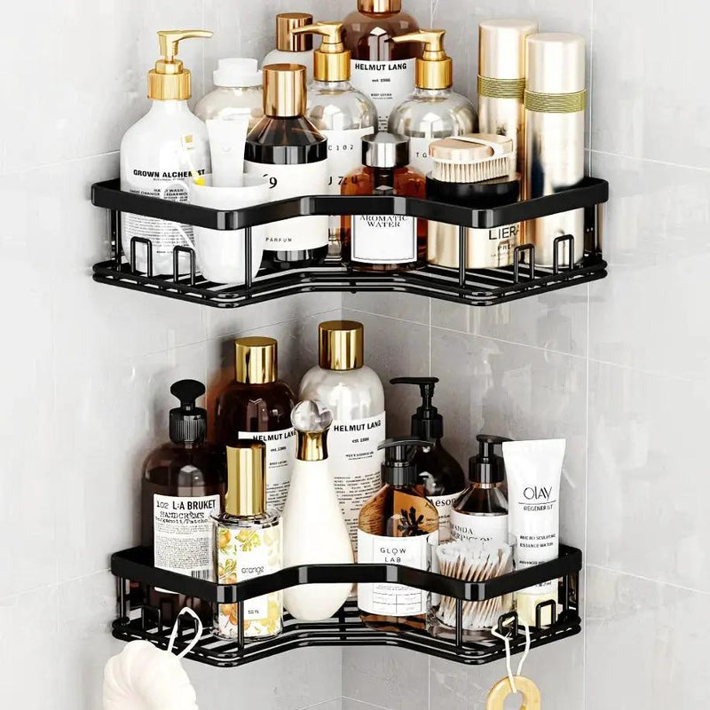 Wall Organizer - Handcrafted Metal Multiple Shelves by House Of Avana
