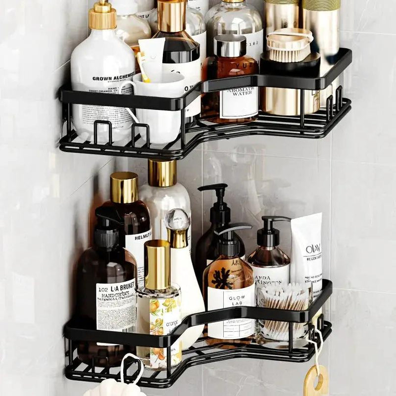 Wall Organizer - Handcrafted Metal Multiple Shelves by House Of Avana