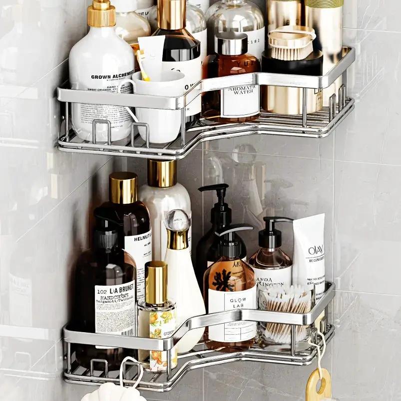 Wall Organizer - Handcrafted Metal Multiple Shelves by House Of Avana