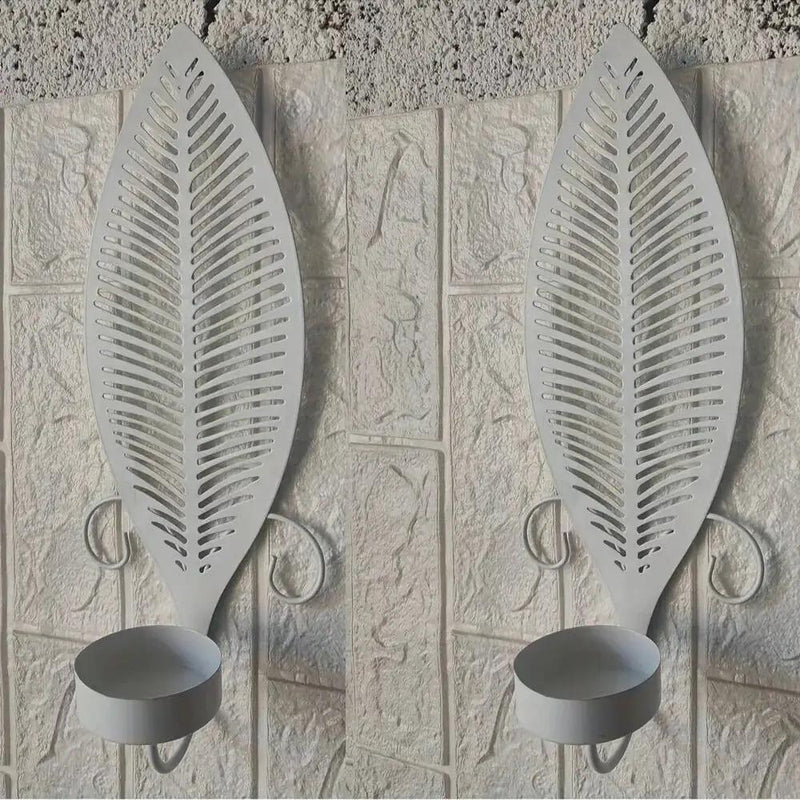 Wall Sconces - Golden Metal 2pcs by House Of Avana
