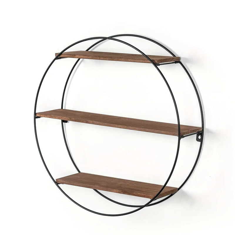 Wall Shelf - Floating Wood 3-Tier by House Of Avana