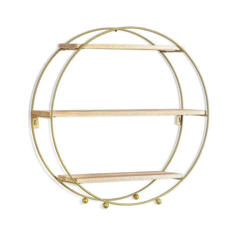 Wall Shelf - Floating Wood 3-Tier by House Of Avana
