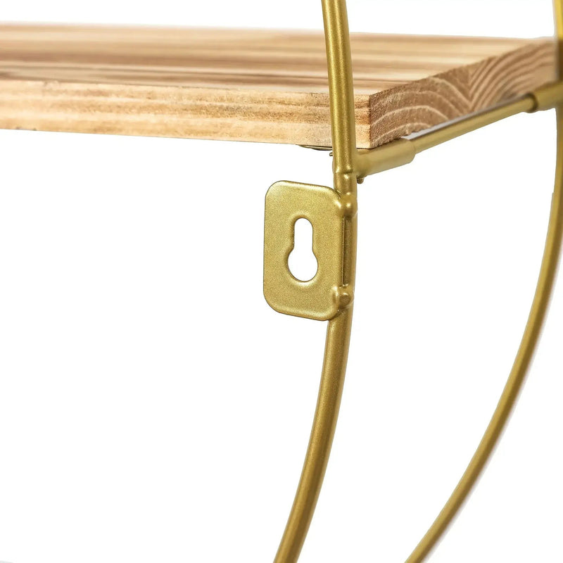 Wall Shelf - Floating Wood 3-Tier by House Of Avana