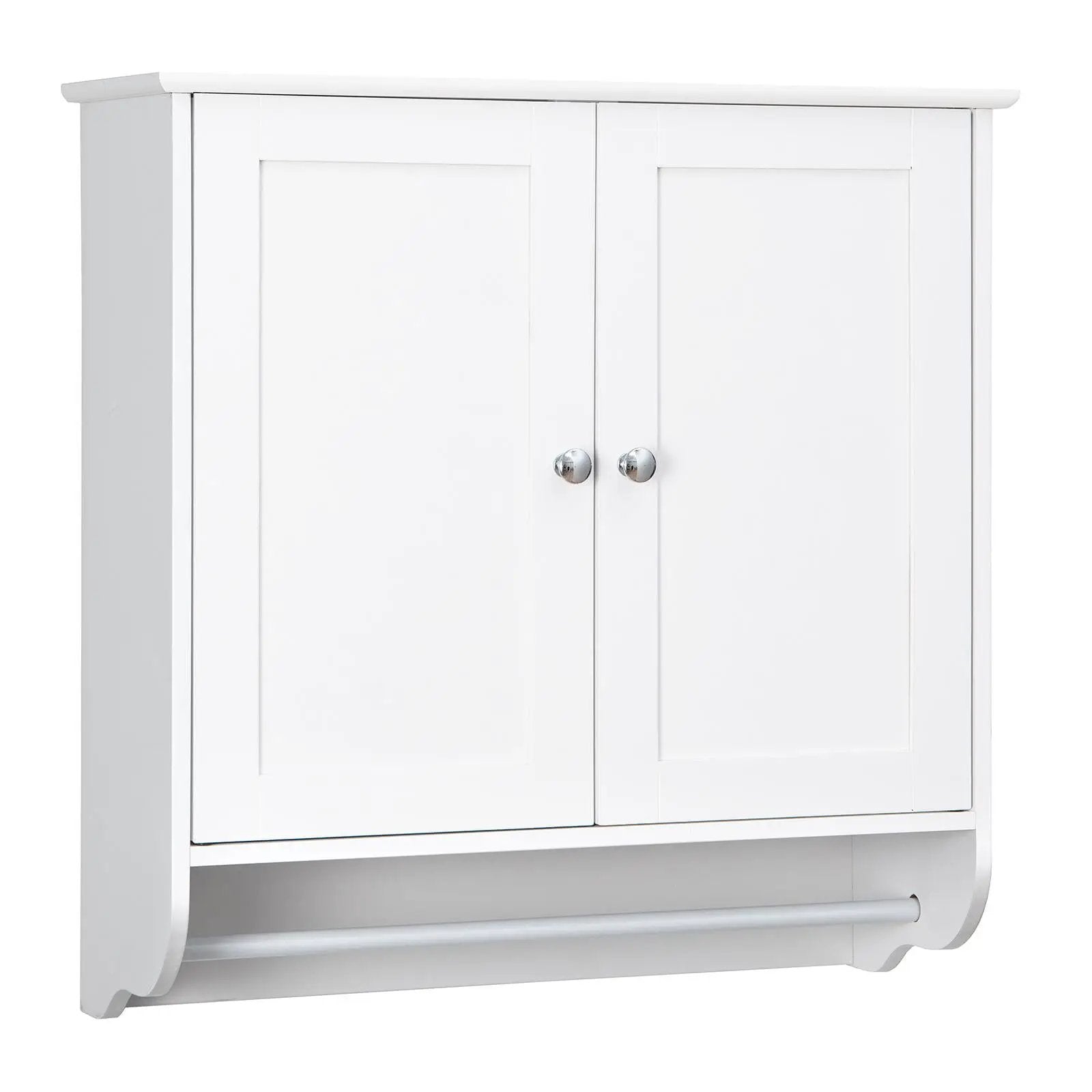 Wall Mounted Bathroom Storage Medicine Cabinet with Towel Bar by DirectDeals