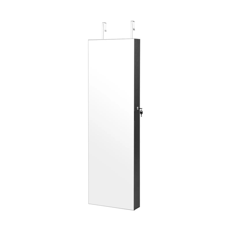 Wall Mounted Jewelry Cabinet with 3-Color Lights by DirectDeals