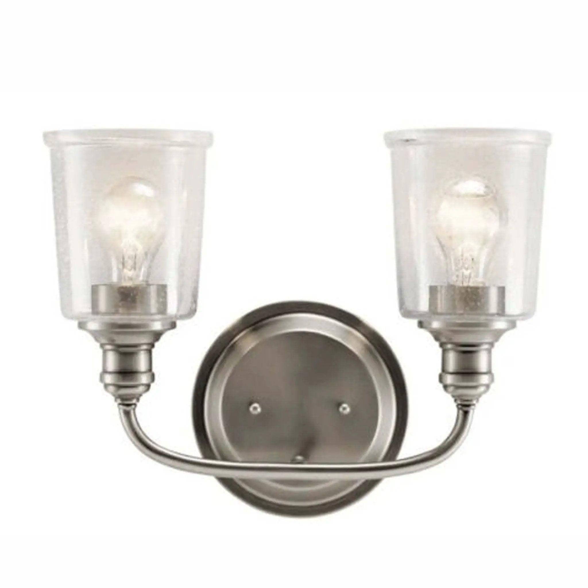 Kichler Waverly 2-Light Pewter Transitional Vanity Light Bar by Selzalot