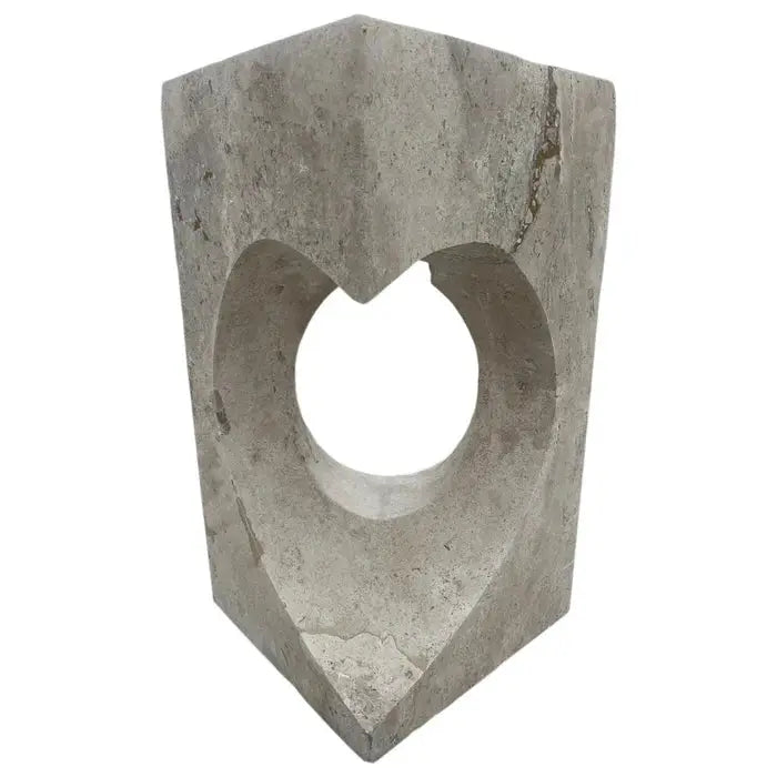 Walnut Travertine Pedestal Sink Handcrafted Hearth Design 18 by GobekDesign