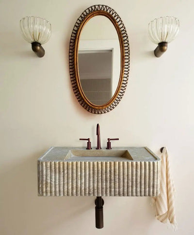 Travertine Wall-mount Sinks