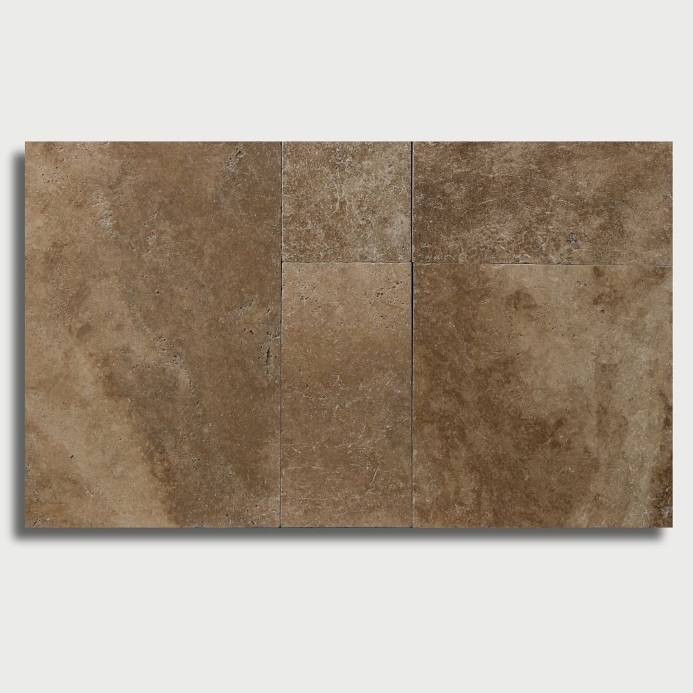 Walnut Tumbled French Pattern Travertine Pavers French Pattern Travertine Tumbled Various Pavers