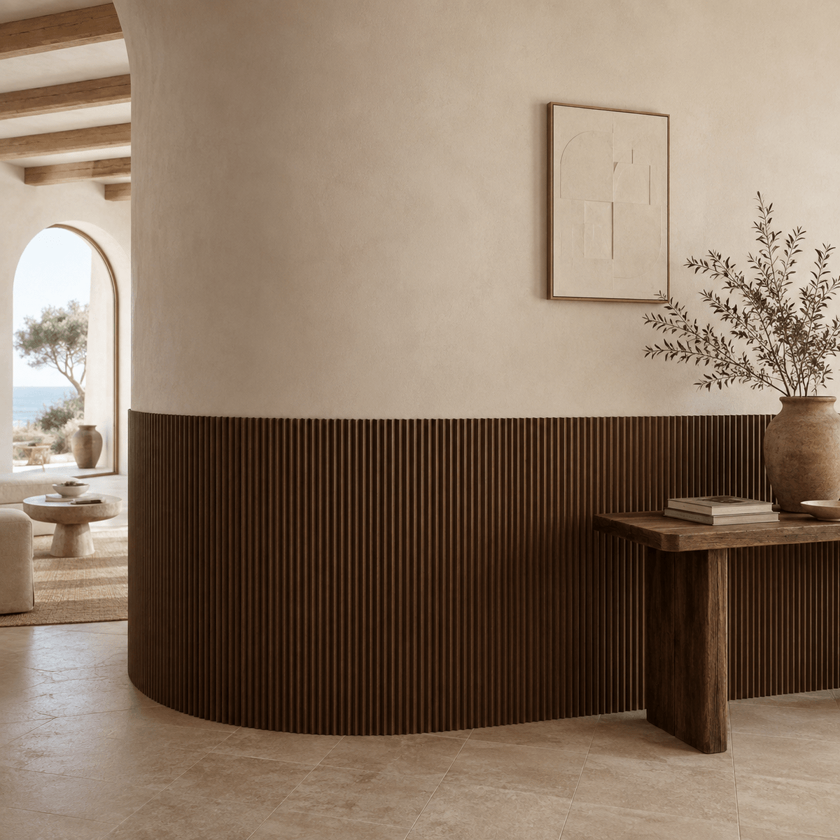Zigzag Flexible Tambour Wood Panels, photo 8 of 28