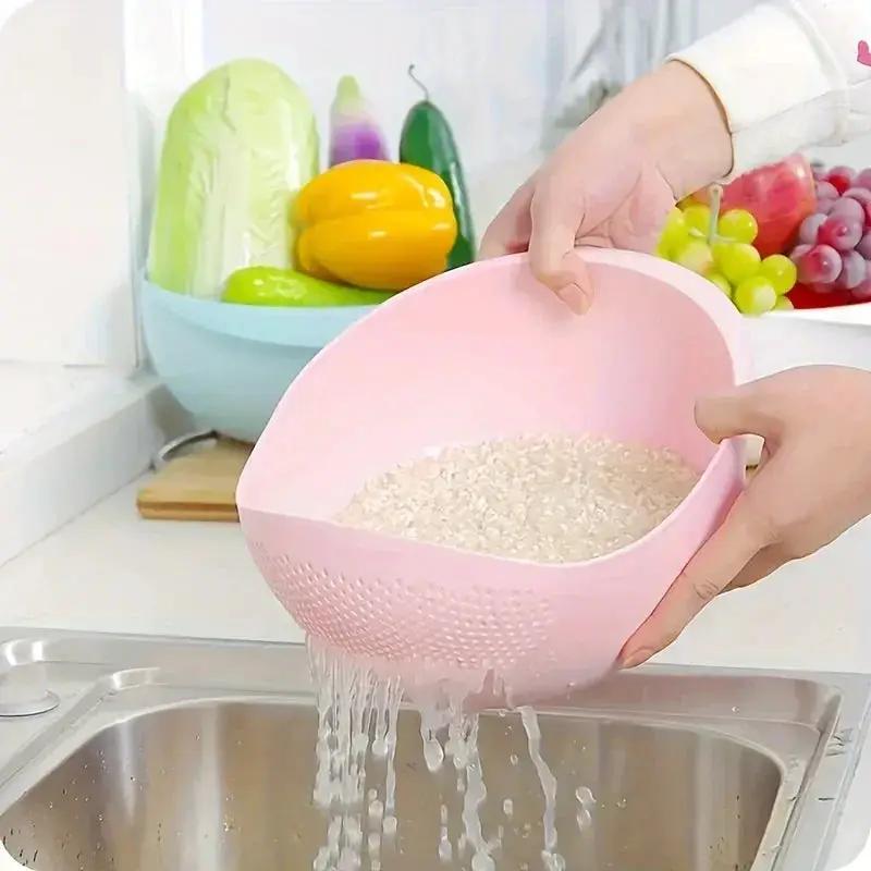 Washing Basket - Food-Safe Plastic with Drain by House Of Avana