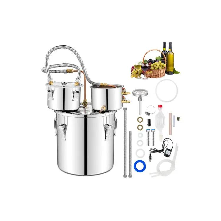 5/10 Gal 22/38 L Water Alcohol Distiller for DIY Whisky by DirectDeals