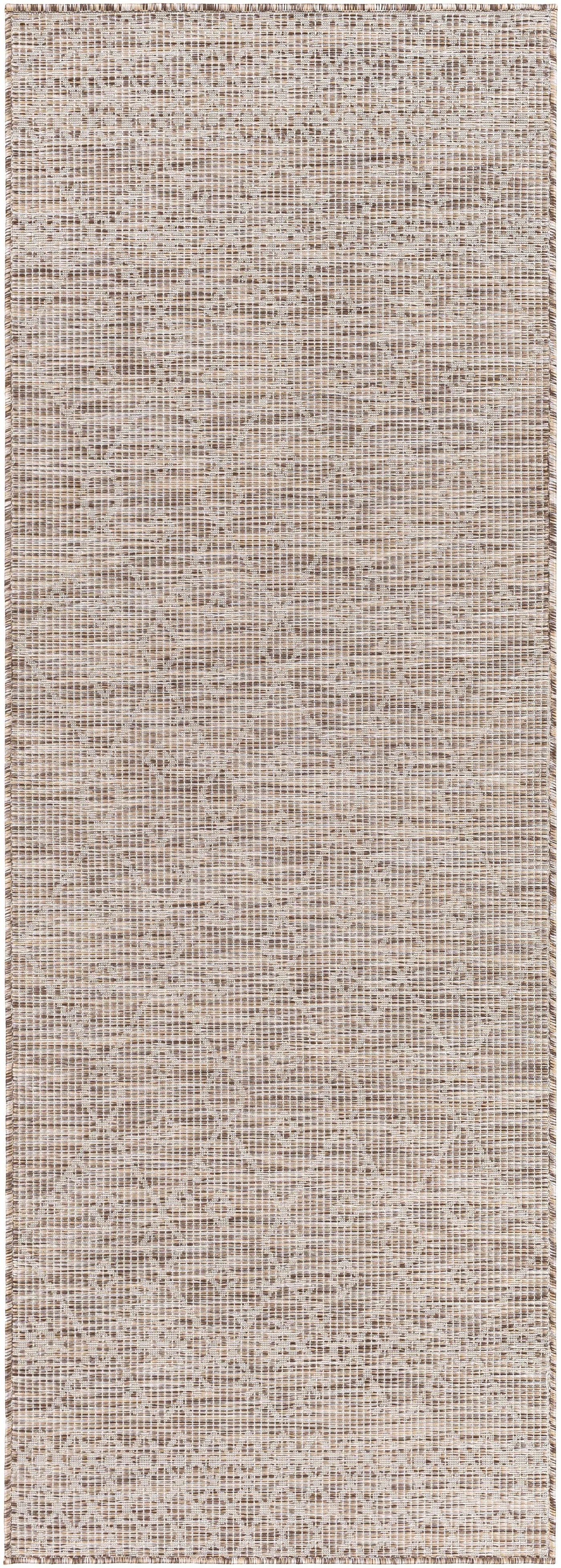 Lorena Beige Flatweave Trellis Outdoor Rug - Clearance by Boutique Rugs