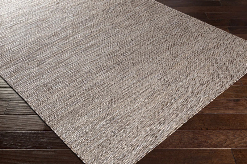 Lorena Beige Flatweave Trellis Outdoor Rug - Clearance by Boutique Rugs