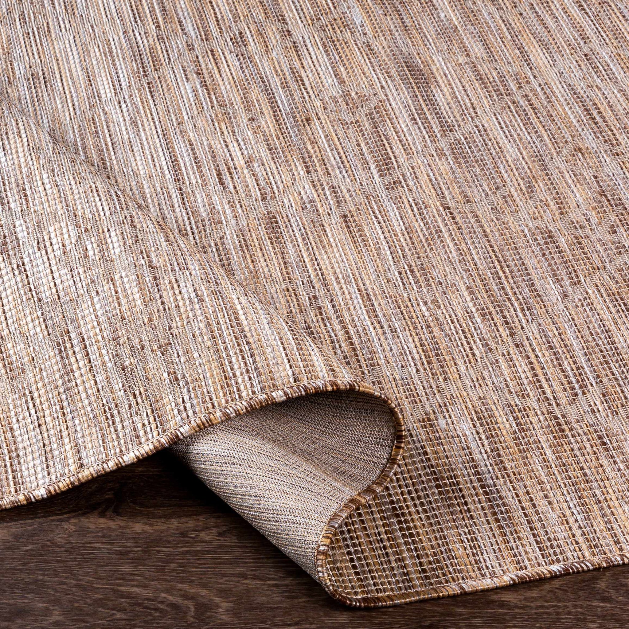 Lorena Beige Flatweave Trellis Outdoor Rug - Clearance by Boutique Rugs