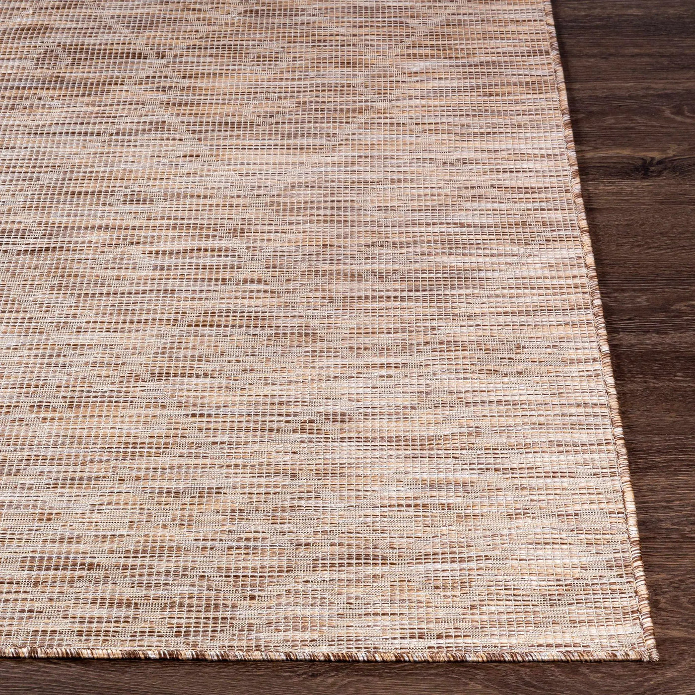 Lorena Beige Flatweave Trellis Outdoor Rug - Clearance by Boutique Rugs