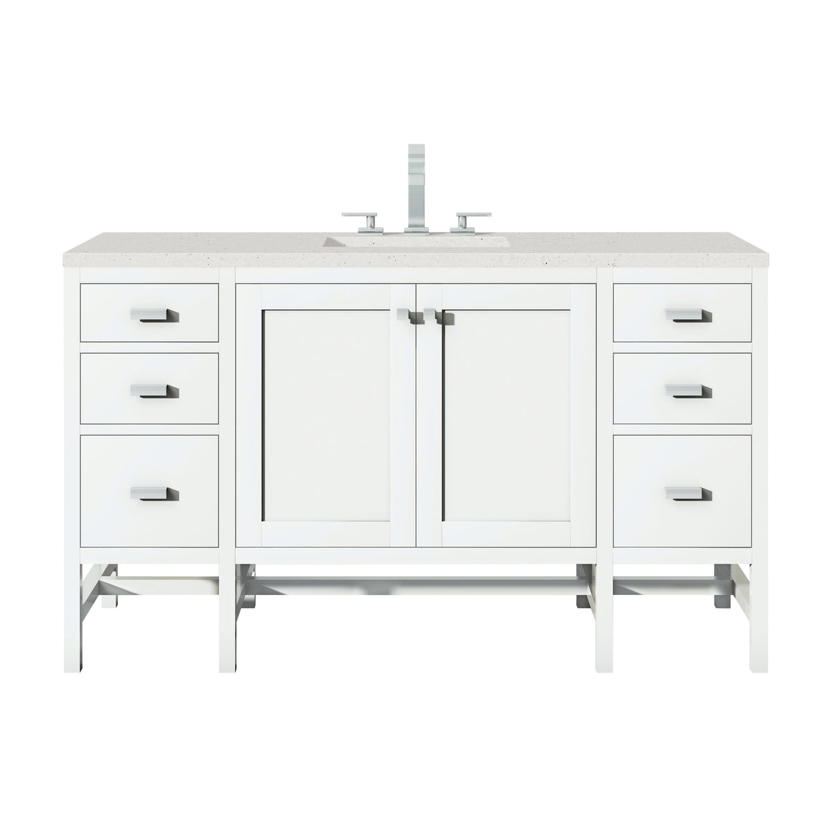 James Martin Addison 60" Single Bathroom Vanity, Glossy White, view 13