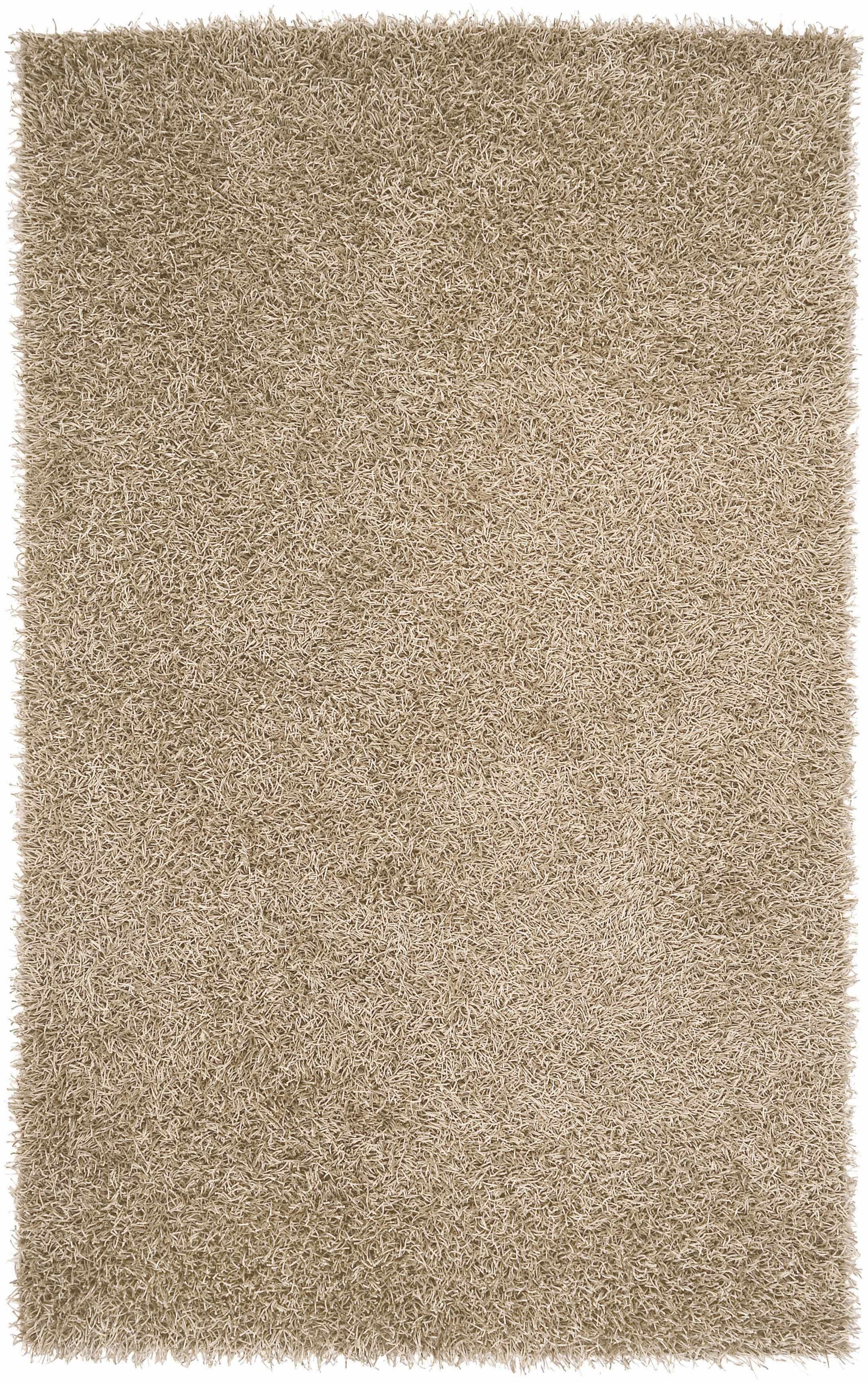 Browder Solid Beige Shag Area Rug - Clearance by Boutique Rugs