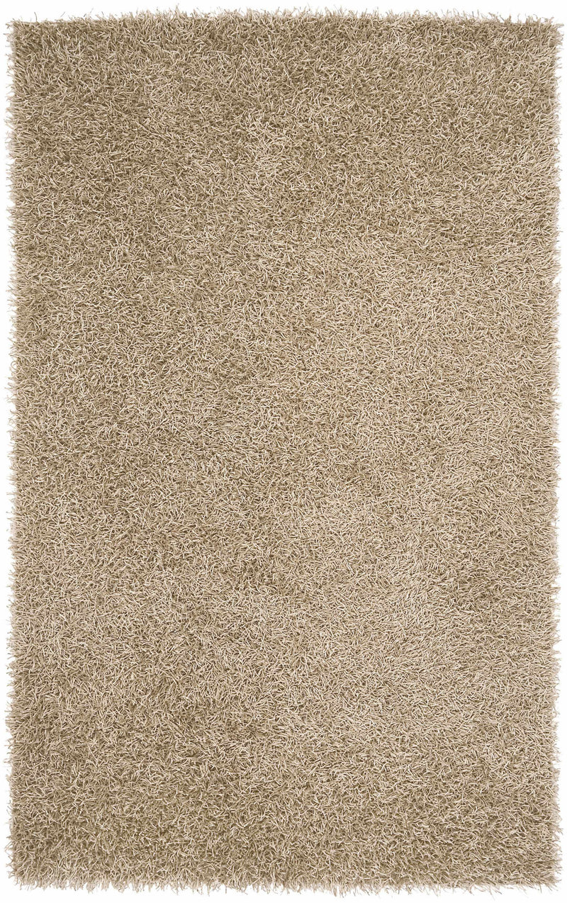 Browder Solid Beige Shag Area Rug - Clearance by Boutique Rugs