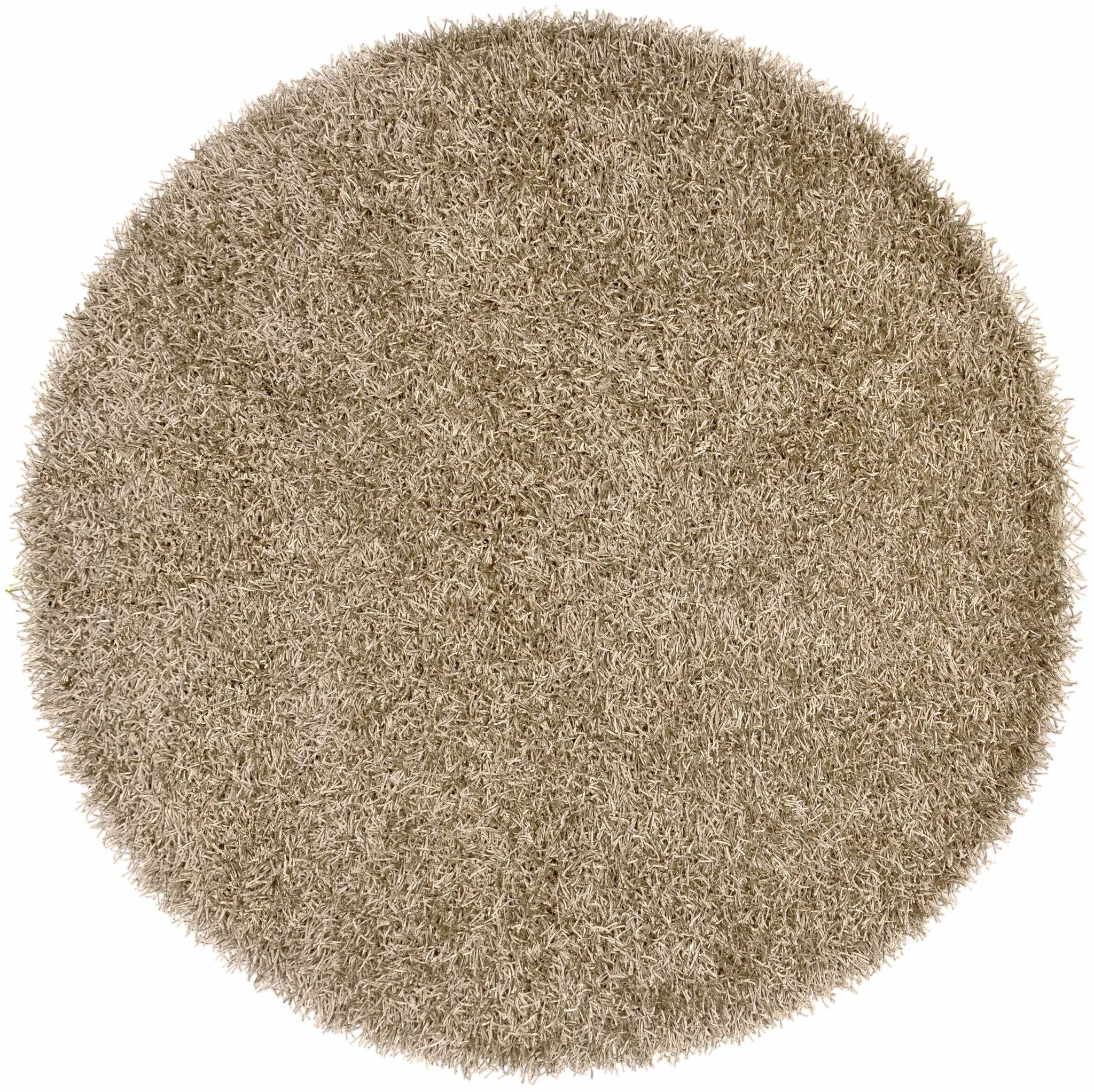 Browder Solid Beige Shag Area Rug - Clearance by Boutique Rugs