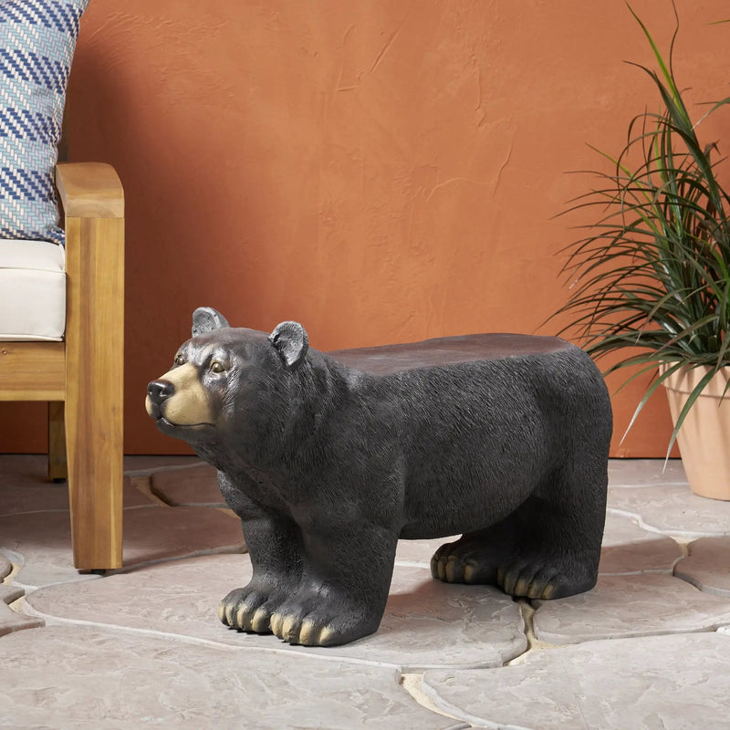 MGO Bear Bench - Concrete Outdoor Bench by HouseOfZazla