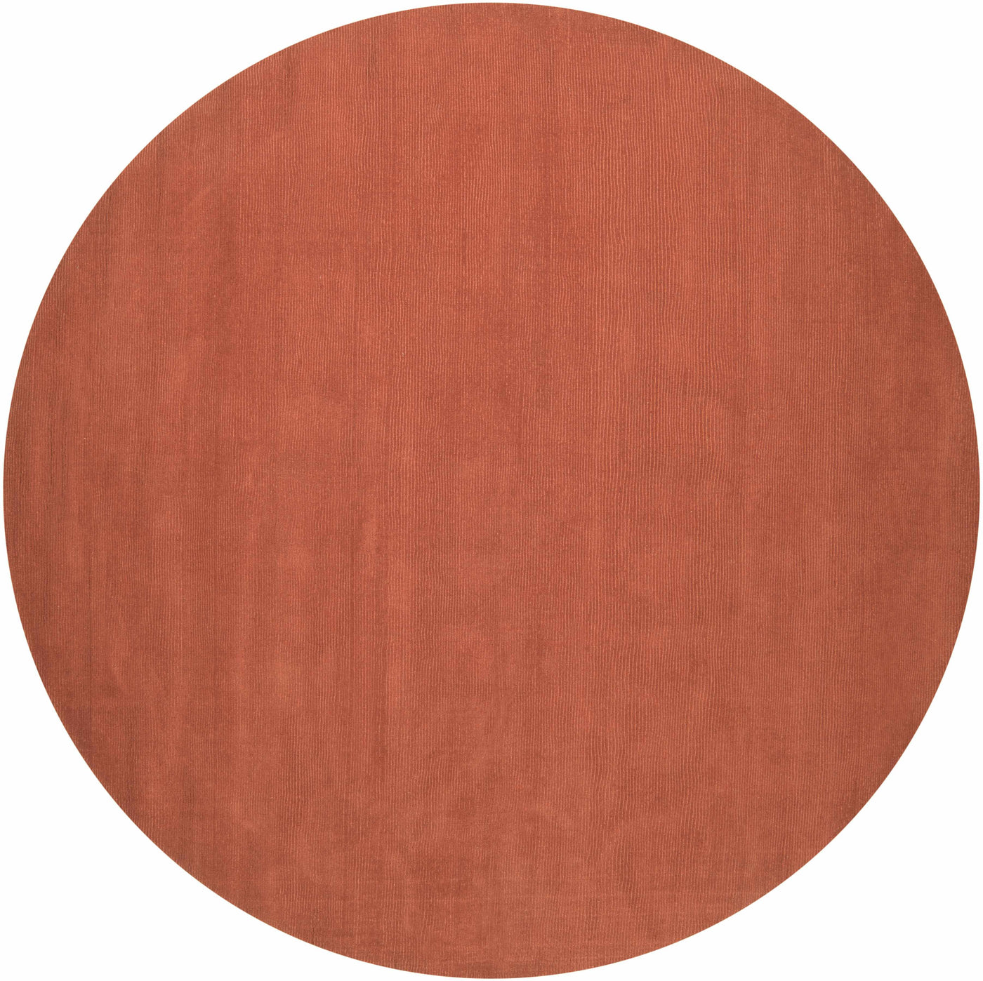 Brockton Solid Orange Wool Rug by Boutique Rugs