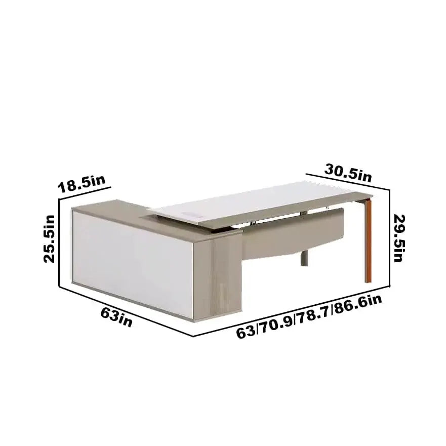 Westney · Modern L-Shaped Executive Desk by Arc Grove