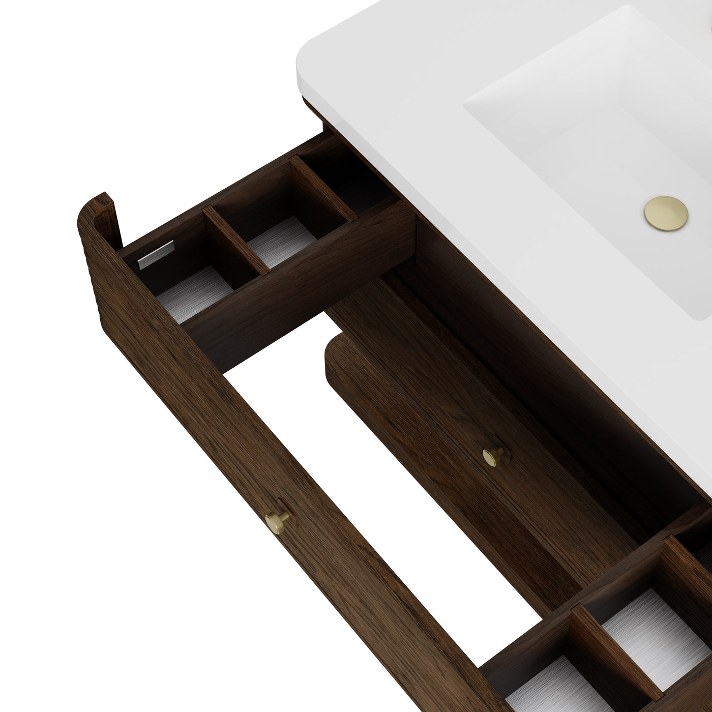 James Martin Allamari 72" Floating Double Bathroom Vanity, Sable by James Martin