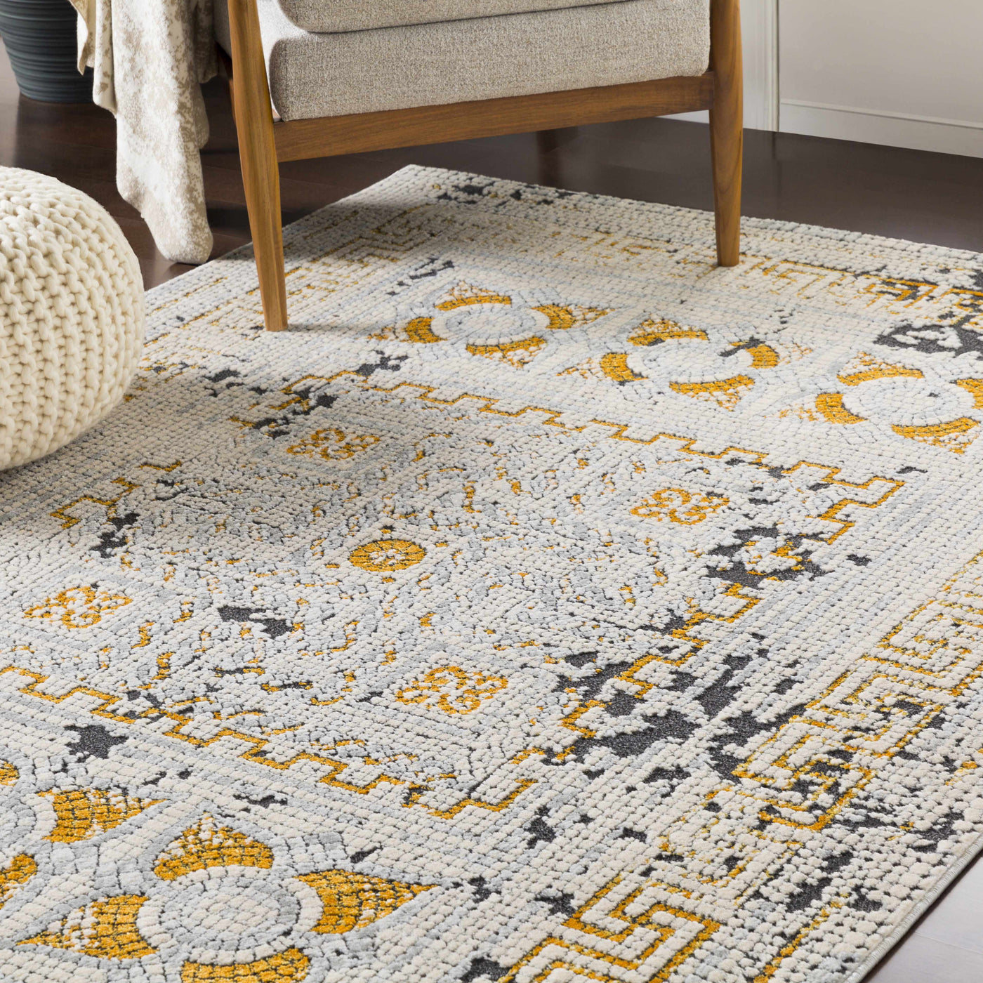 Terlingua Mustard Area Rug by Boutique Rugs
