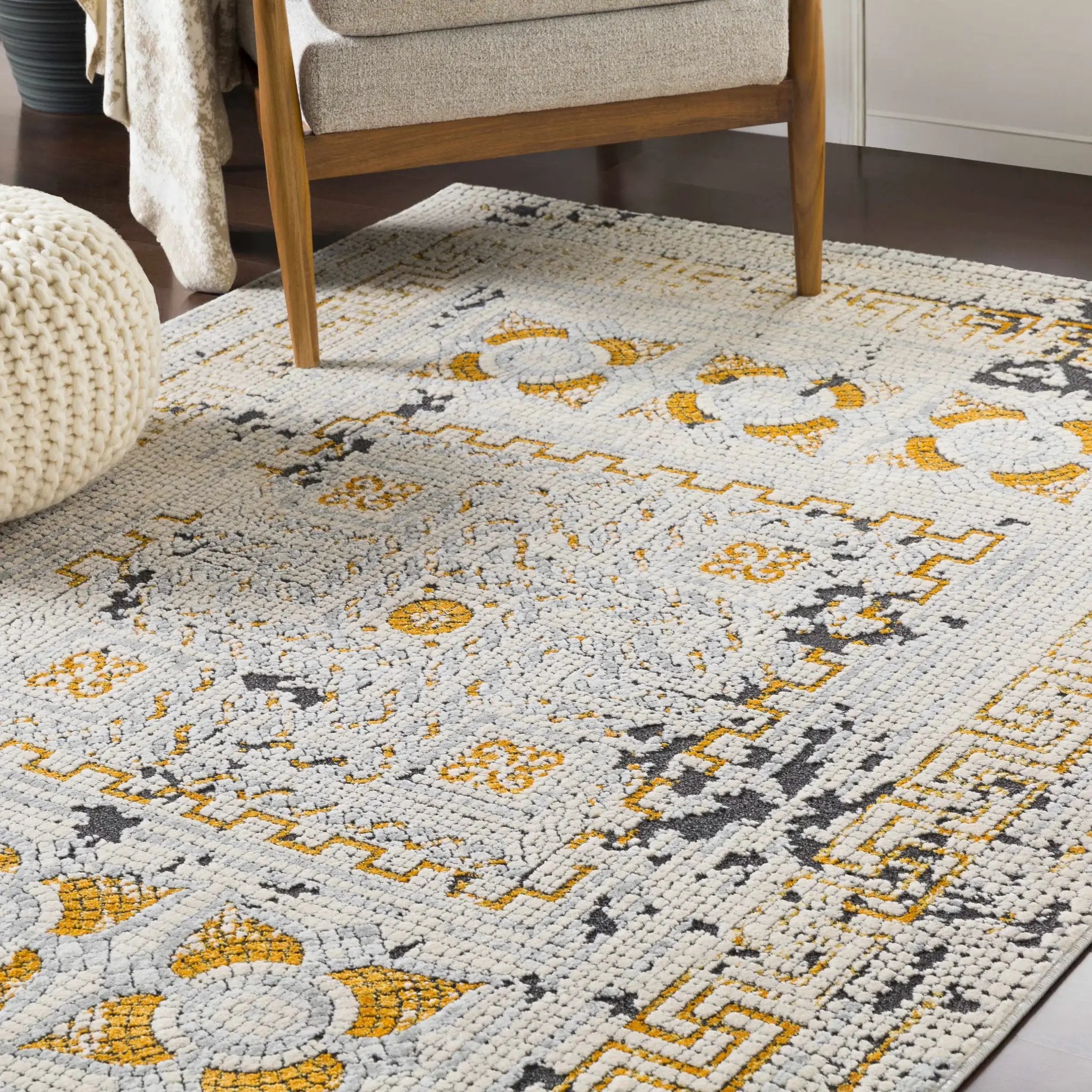 Terlingua Mustard Area Rug by Boutique Rugs