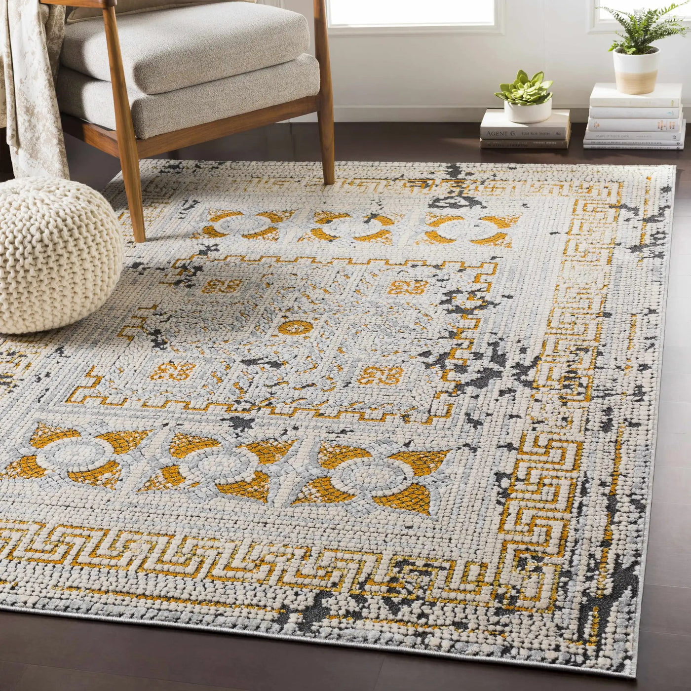 Terlingua Mustard Area Rug by Boutique Rugs